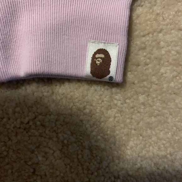 Bape A Bathing Ape Purple Japan Shark Hoodie - Picture 7 of 8